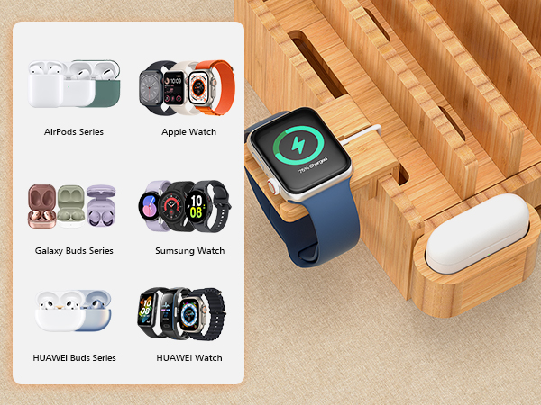 Bamboo Charging Dock