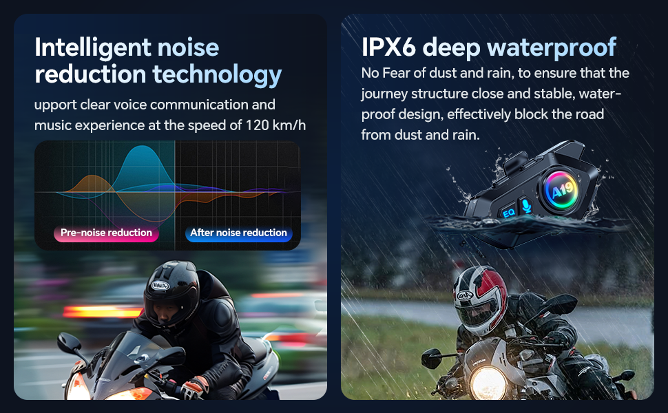 Motorcycle Helmet Bluetooth Headset