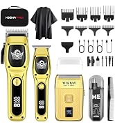 HIENA PRO Professional Hair Clipper Set for Men, Foil Shaver & Men's Facial Grooming Tool, Rechar...