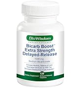 Bicarb Boost Sodium Bicarbonate Capsules Extra Strength 1300mg Organic Use Delayed-Release Sodium...