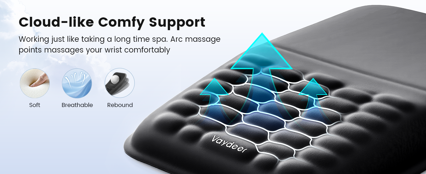 mouse pad with wrist rest mouse pads for desk ergonomic gaming mouse pad with wrist support