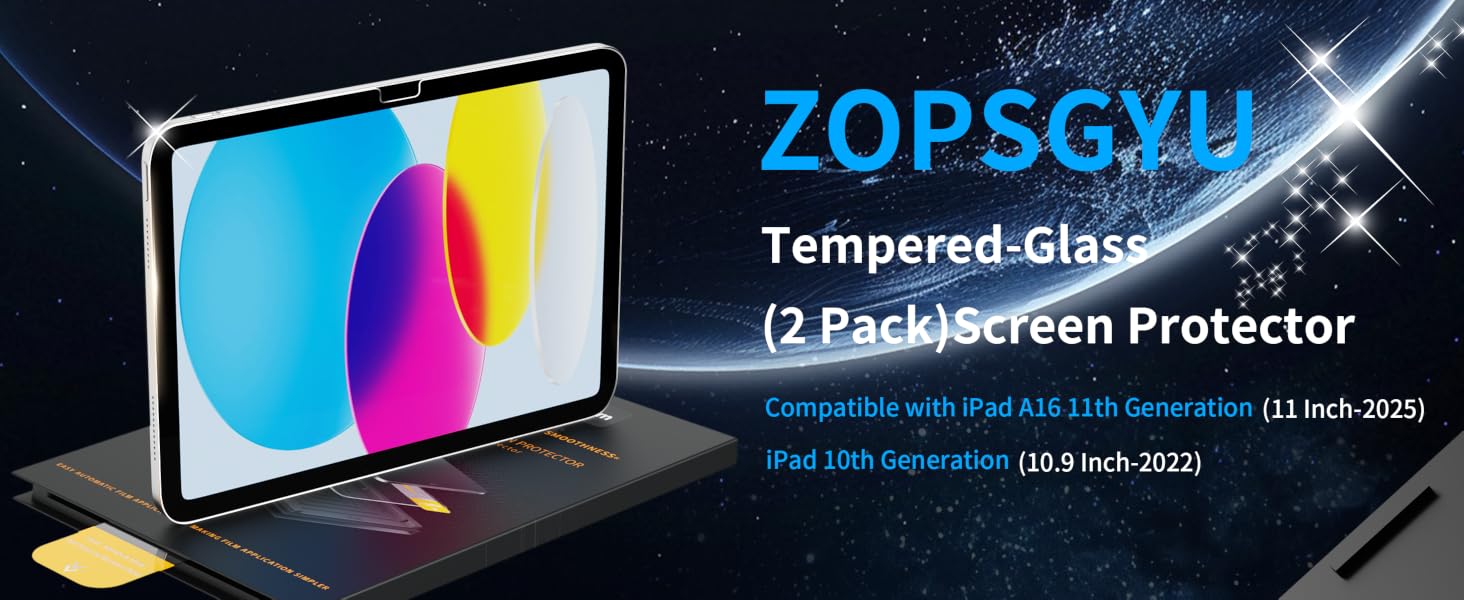 iPad A16 11th/10th Generation 2 Pack Screen Protector