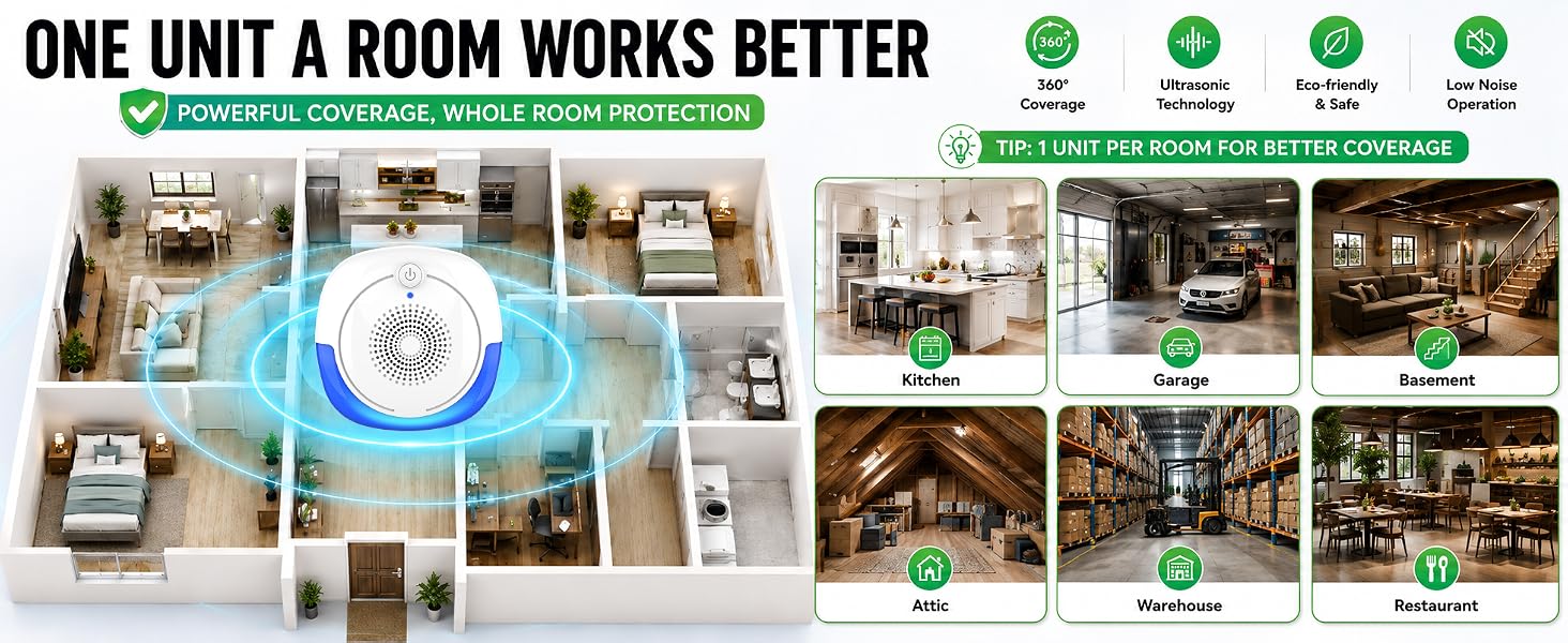 mouse deterrent ultrasonic