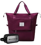 Large Capacity Travel Bag, Foldable Travel Bag, Expandable Travel Duffel Bag, Collapsible Waterpr...