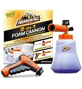 Armor All 2-in-1 Foam Cannon Kit, Car Cleaning Kit Connects to Power Washers and Garden Hoses for...