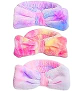 WSYUB Spa Headband,Makeup Headband, Bow Headband for Washing Face, Teen Girls Fuzzy Skincare Head...