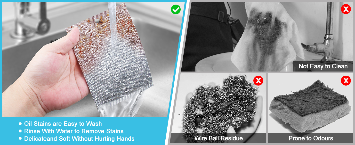 wire rags for cleaning