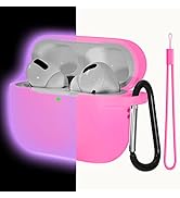 Lerobo for AirPods Pro 2nd/1st Generation Case Cover with Keychain & Lanyard, Halloween Luminous ...