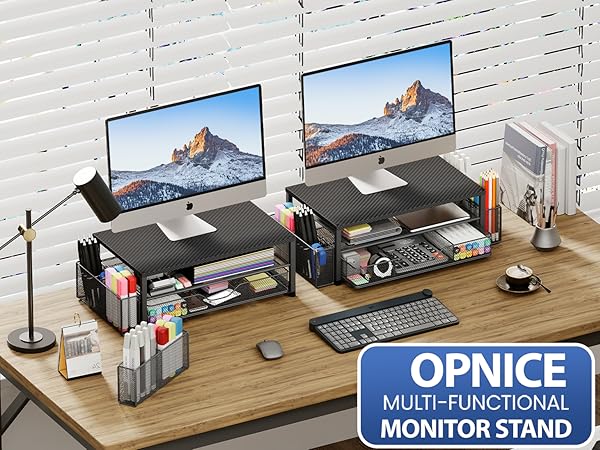 monitor stand for desk organizers and accessories computer stand riser office organization desktop