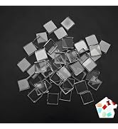 50pcs Nail Polish Color Swatch, Glass Nail Gel Polish Color Display Card DIY Transparent Nail Pol...