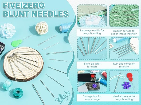 Large-Eye Blunt Needles