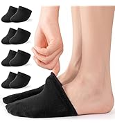 Sofier Toe Socks for Women Mules Half Socks No Show Toe Covers Topper Non-Slip Socks Liners for C...