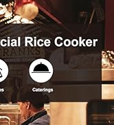 large commercial rice grain cooker 30 35 cups uncooked 60 70 cups cooked restaurant