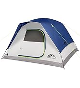 Happy Travel Camping Tent, 4 Person Dome Tents for Camping with Rainfly, Waterproof Clip Easy Set...