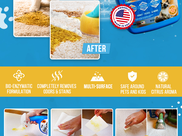 stain and odor removal