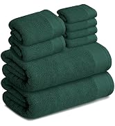 Tens Towels Pack of 8 Popcorn Textured Luxury Towels Set, 2 Extra Large Bath, 2 Hand, 4 Washcloth...