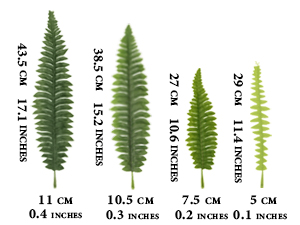 ferns artificial plants large