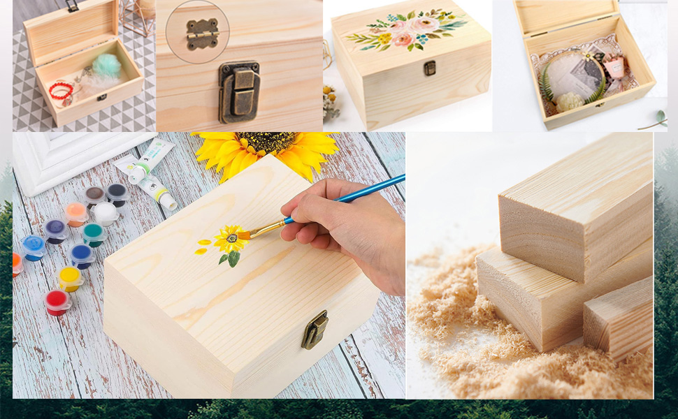 Wooden Boxes for Crafts