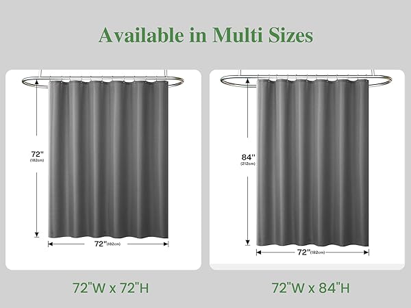 72 ince shower curtain