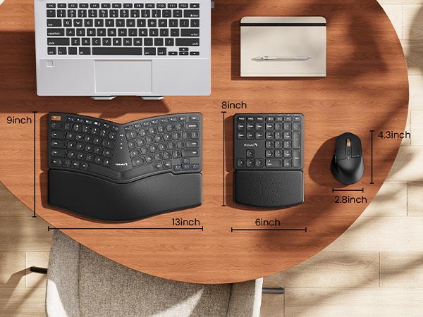 Wireless Ergonomic Keyboard Mouse Combo EKM04 new A+ page (1)