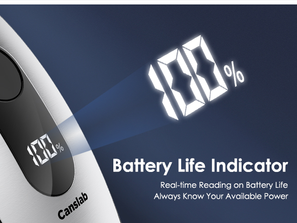 USB-C Rechargeable, Open 200+ Cans Per Charge, Real-Time LED Battery Track.