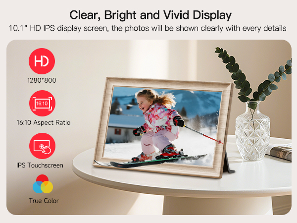 frameo digital frame wifi picture photo video share moment from phone