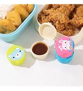 4Pcs Colorful Condiment Squeeze Bottle Adorable Appearance Decorative Practical Carrot Style Mini...