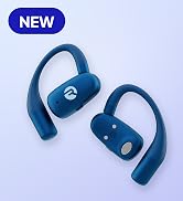 Raycon Everyday Open Ear Earbuds, Dual Mic, 40H, Blue | IPX5 Water Resistant; Adjustable Earhook;...