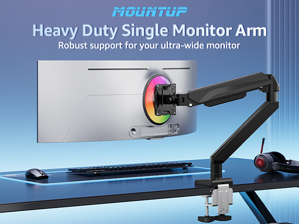 heavy duty monitor arm