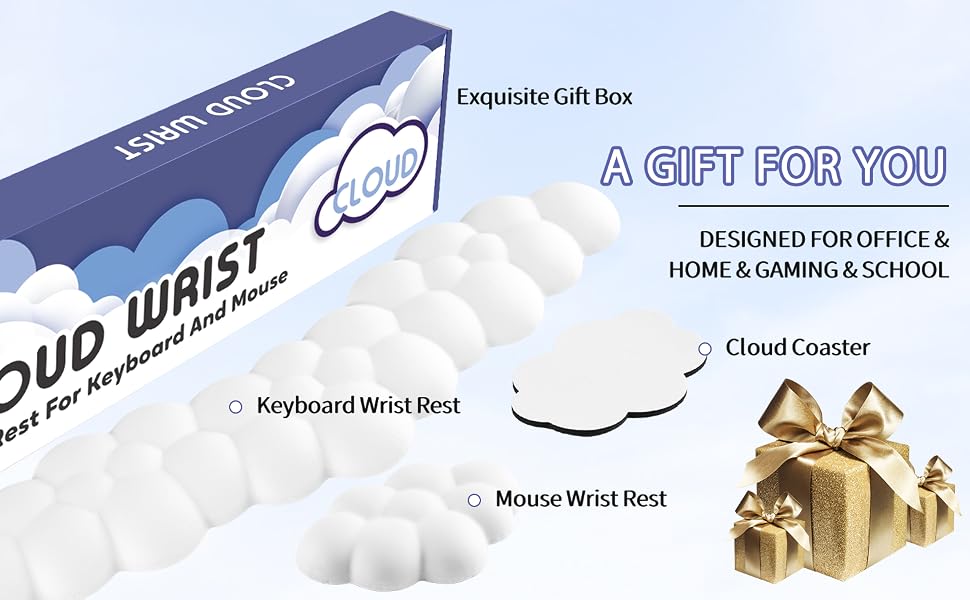 Cloud Keyboard Wrist Rest
