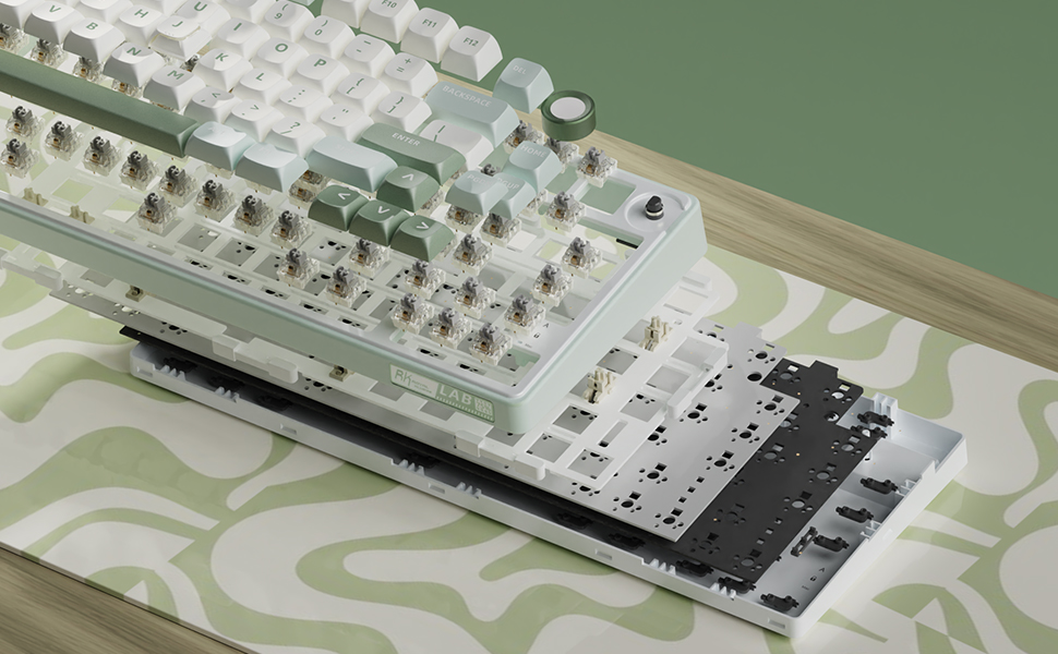 True soft elastic leaf spring Gasket structure