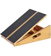 Wood Slant Board Calf Stretcher - Professional Calf Stretcher Slant Board for Physical Therapy, I...