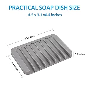 soap holder for shower size