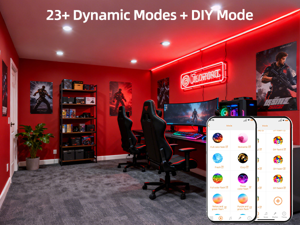 Color lighting modes