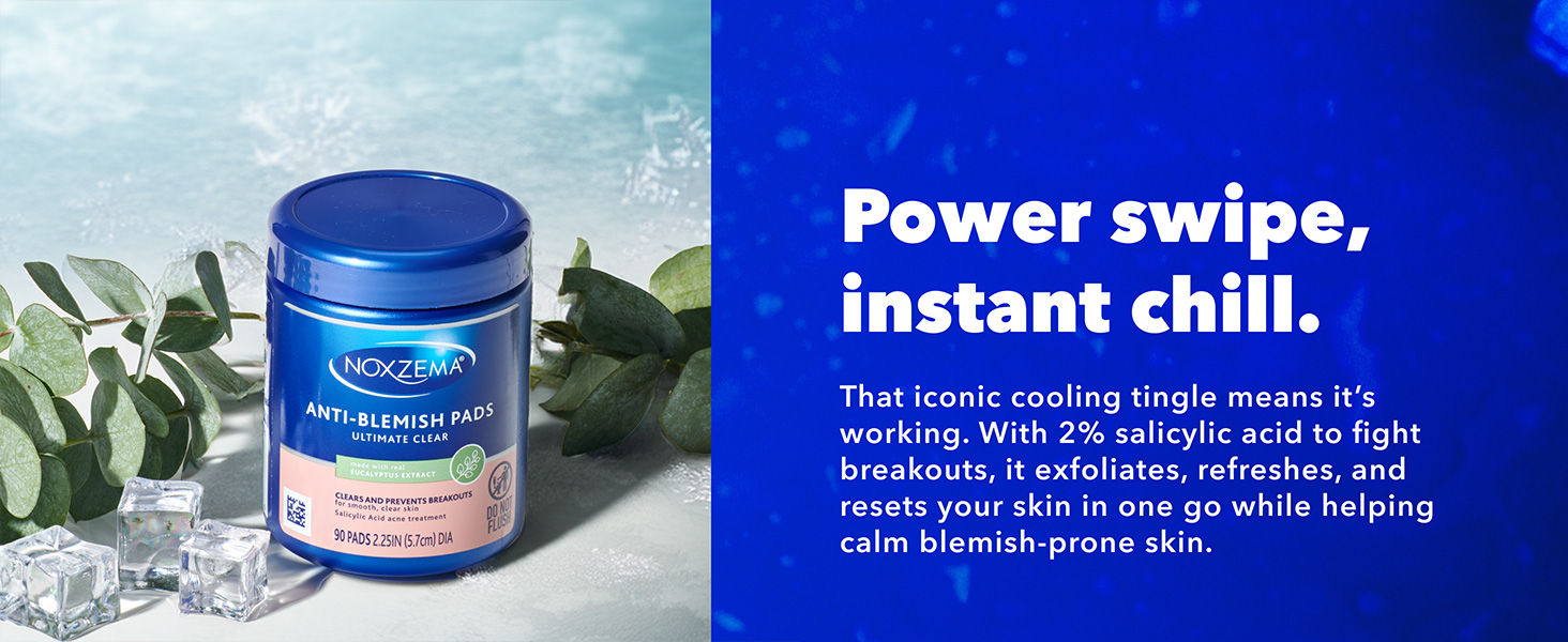 Ultimate Clear Anti-Blemish Pads are formulated with 2% salicylic acid to cleanse ,clarify, & tone