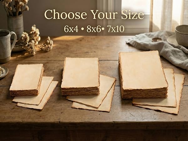 Acid free paper dry wet medium sketchbook mixed media water colour deckle edge old antique paper