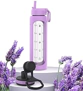 big water bottle with time marker waterbottle water bottle with ounces marked with straw glass