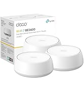 TP-Link Deco BE23 Dual-Band BE3600 WiFi 7 Mesh Wi-Fi System | 4-Stream 3.6 Gbps, 160 Mhz | Covers...