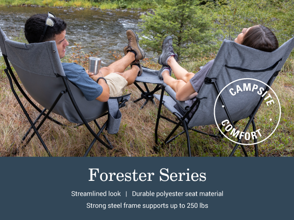 coleman forester series chair seat comfort nature relax outdoor camping backyard party aesthetic