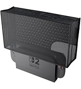 PlayVital Breathable Dust Cover for Nintendo Switch 2, Anti-Scratch Nylon Dust Guard Waterproof C...