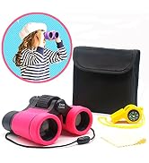 Kids Binoculars Best Gifts for 3-12 Years Boys Girls High-Resolution Optics Shockproof Mini Compa...