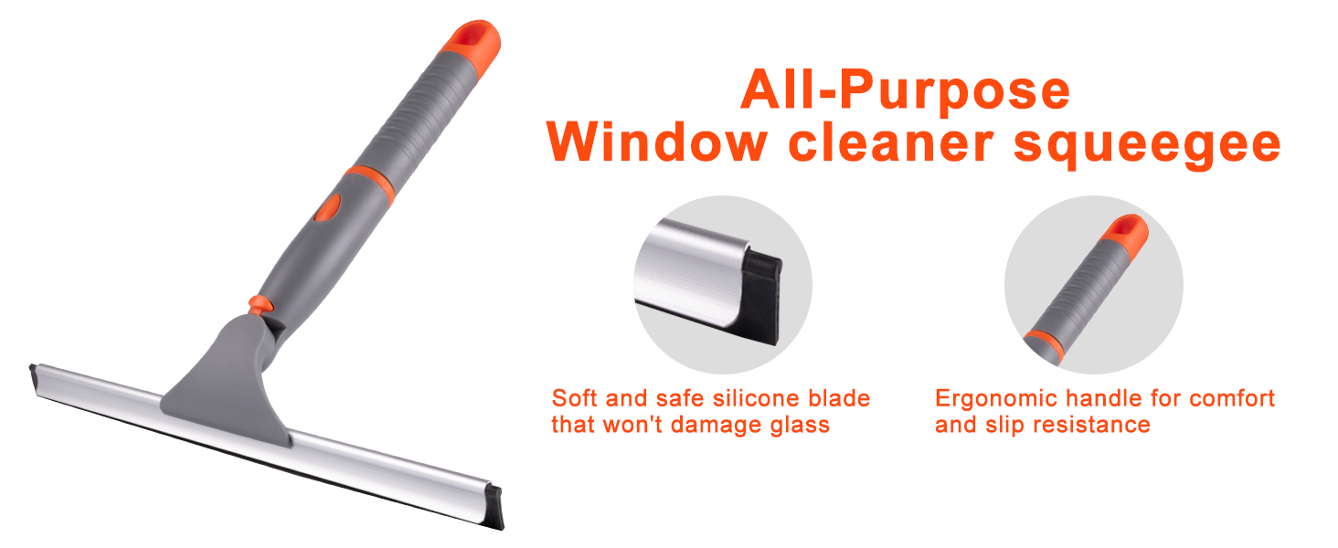 small shower squeegee for glass doors