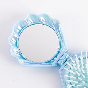 folding travel hair brush travel folding hair brush pink mini hair brushtravel hairbrush with cover