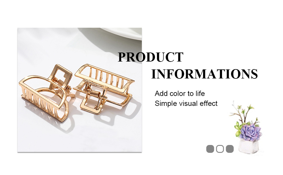 small gold claw clips small hair clips hair accessories for women small claw clips gold