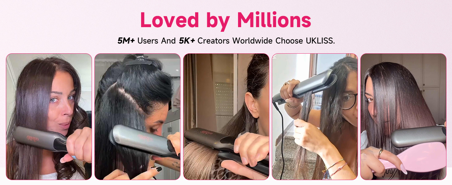 ceramic flat iron hair straightener