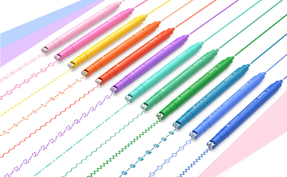 Aechy Felt Tip Curve Pen