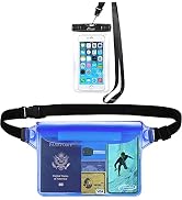 AiRunTech Waterproof Dry Bag and Waterproof Cell Phone Bag for Outdoor Water Sports, Boating, Hik...
