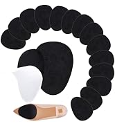 PH PandaHall 20pcs Suede Soles Shoes Pads Self Adhesive Half Soles Stick on Suede Patches Non-Sli...