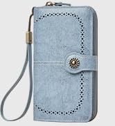 light blue wallet