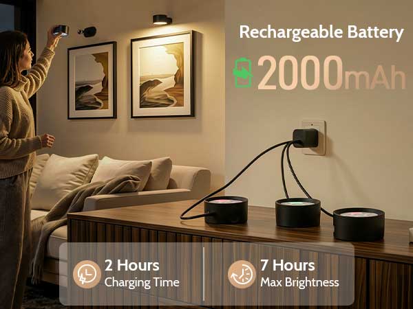 rechargeable picture lights